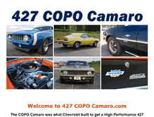 Tablet Screenshot of 427copocamaro.com